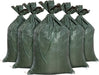 Heavy Duty Empty SandBags with UV Protection - Size: 14" x 26", Green, Military Grade, 50lbs (100 Bags) - BarrierHQ.com