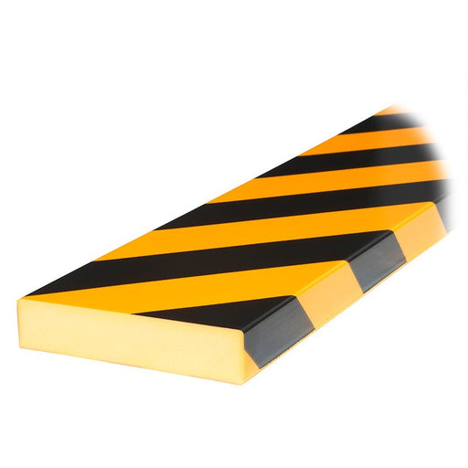 Knuffi Model S Surface Bumper Guard Black/Yellow 1M - Protection Systems Guarding - BarrierHQ.com