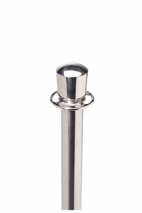 Professional Traditional Rope Stanchion CROWN Top - BarrierHQ.com