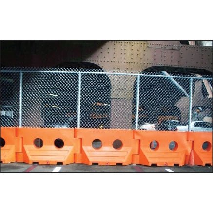 Water-Filled LCD Barricade 36"H x 68"L (MDPE) - BarrierHQ.com
