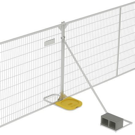 Temporary Fence Wind Brace Stabilizers