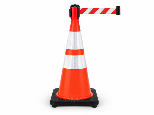 ConePro - Traffic Cone Top Retractable Belt Barrier