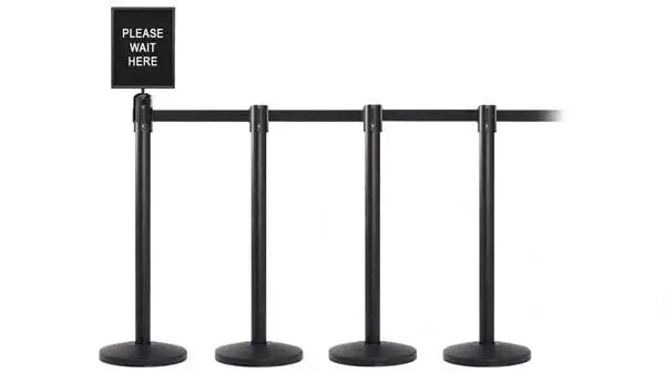Retractable Belt Barrier Sets for Easy Ordering