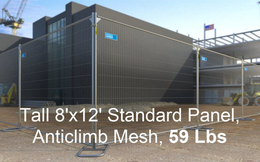 8 ft Temporary Construction Fence Panels for Sale