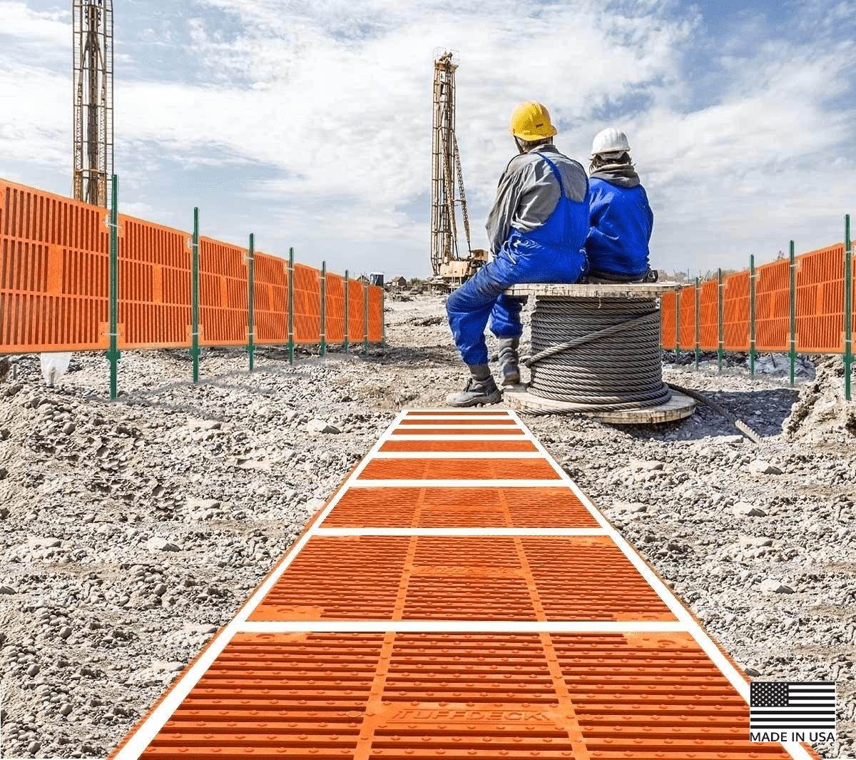 Temporary Construction Site Walkway Mat 32 32 Tuff Deck