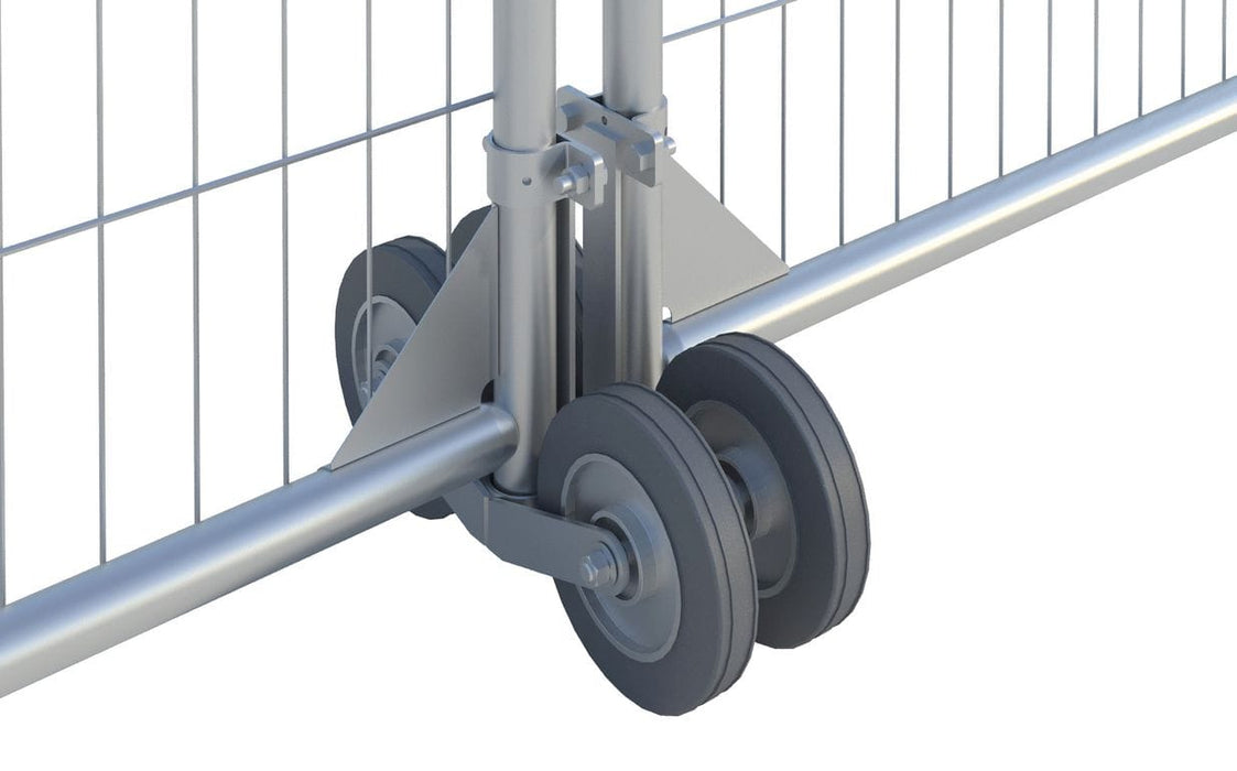 Temporary Fence Swing Gate Kit – Vehicle Access (24 ft Opening) BHQ8052055