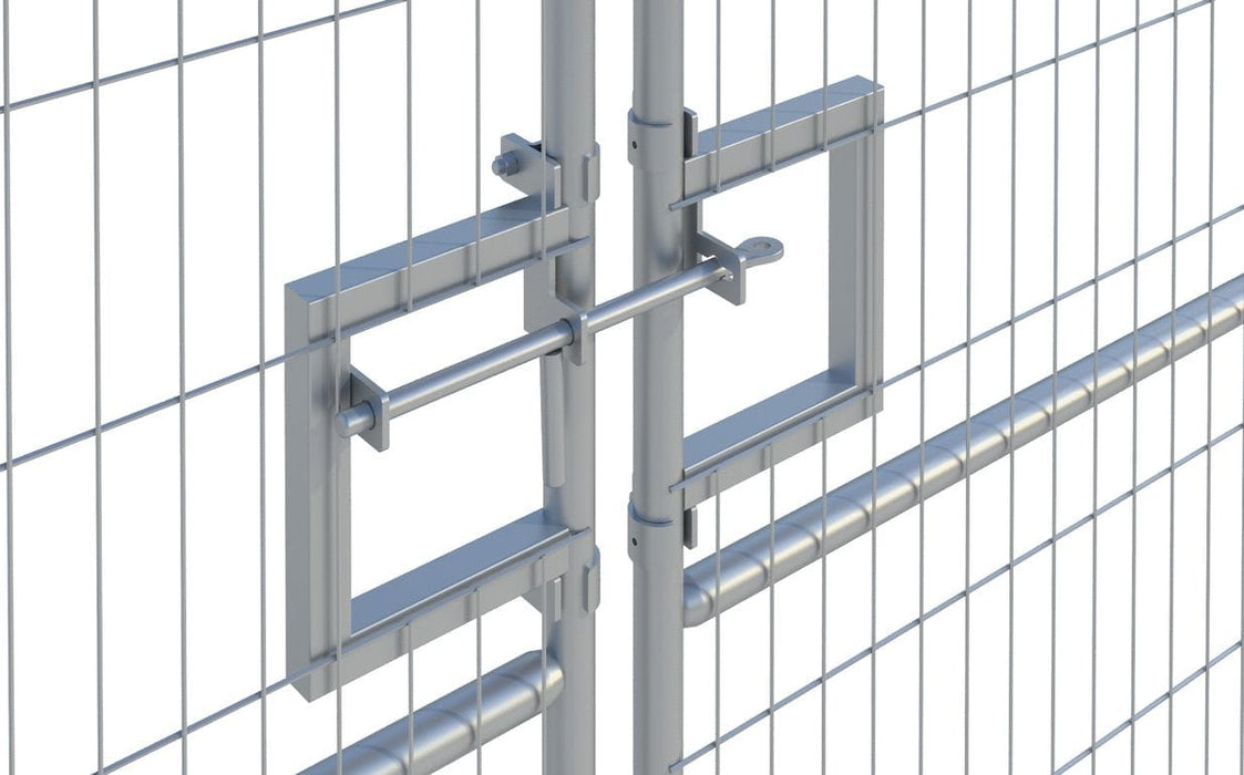 Temporary Fence Swing Gate Kit – Vehicle Access (24 ft Opening) BHQ8052055