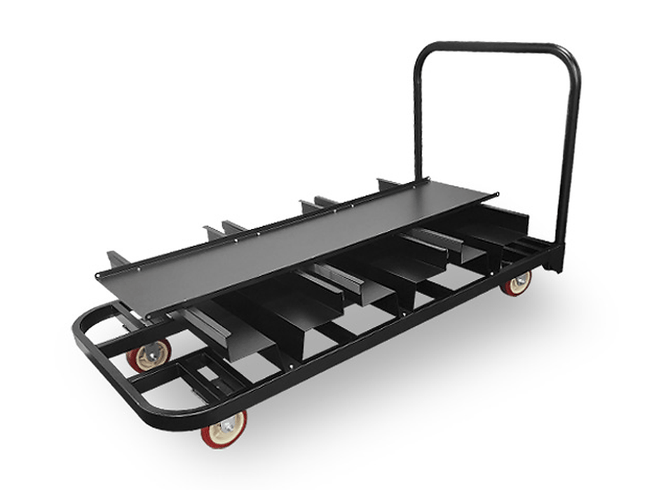 18 Stanchion Cart with Single Handle (Vertical)
