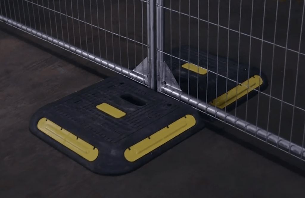 Temporary Fence Legs & Weights | Barrier HQ