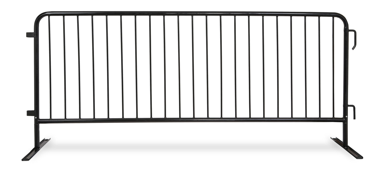 Crowd Control Barricade 8 ft Heavy-Duty, 16 Gauge, 1.5" Frame QUBARR-HD-8