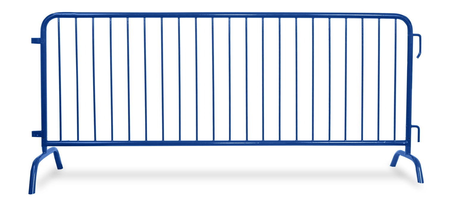 Crowd Control Barricade 8 ft Heavy-Duty, 16 Gauge, 1.5" Frame QUBARR-HD-8
