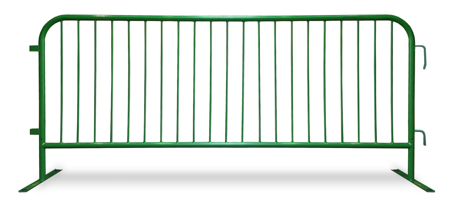 Crowd Control Barricade 8 ft Heavy-Duty, 16 Gauge, 1.5" Frame QUBARR-HD-8