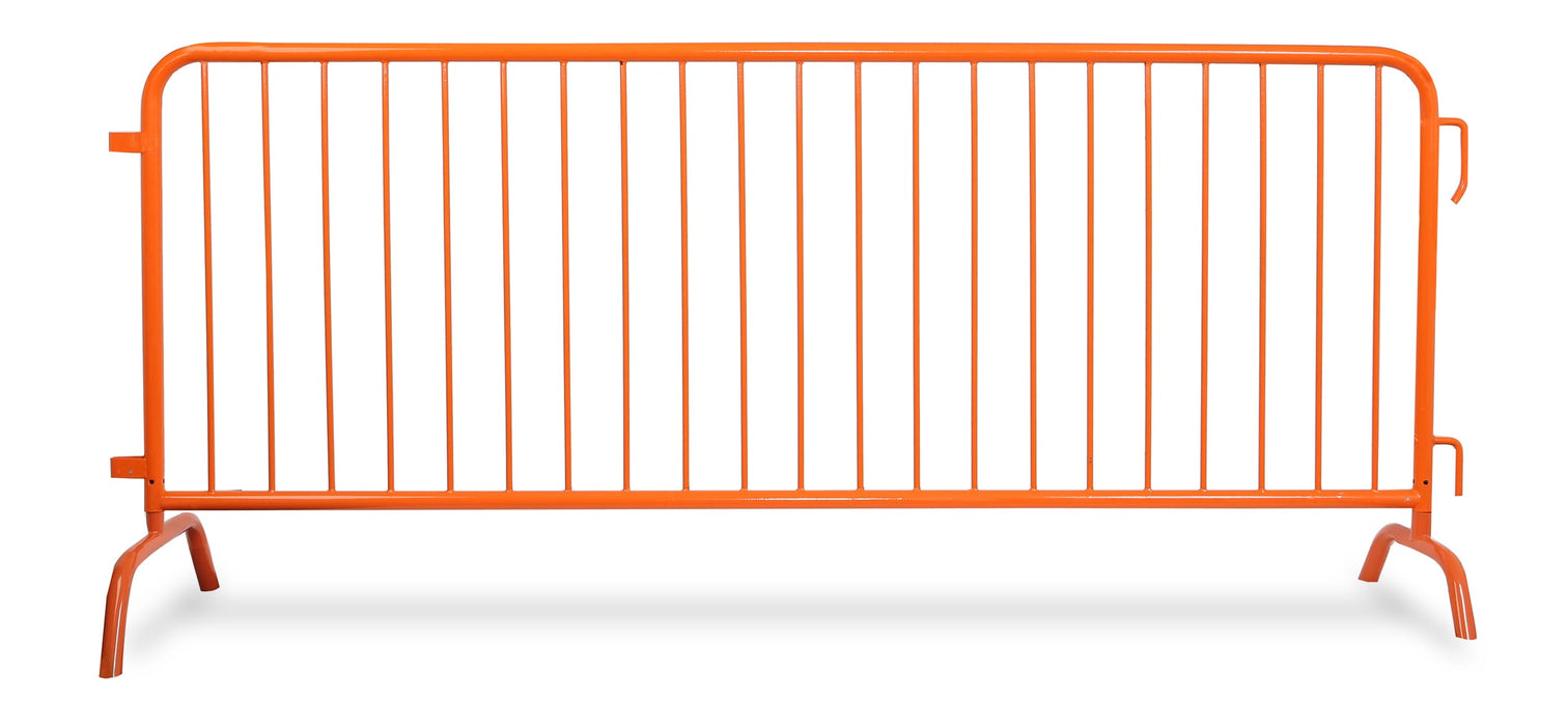 Crowd Control Barricade 8 ft Heavy-Duty, 16 Gauge, 1.5" Frame QUBARR-HD-8