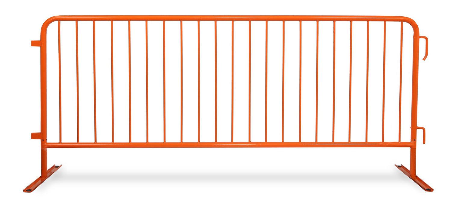 Crowd Control Barricade 8 ft Heavy-Duty, 16 Gauge, 1.5" Frame QUBARR-HD-8