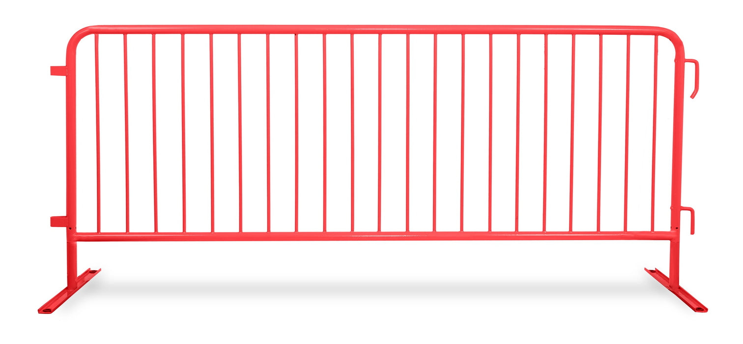 Crowd Control Barricade 8 ft Heavy-Duty, 16 Gauge, 1.5" Frame QUBARR-HD-8