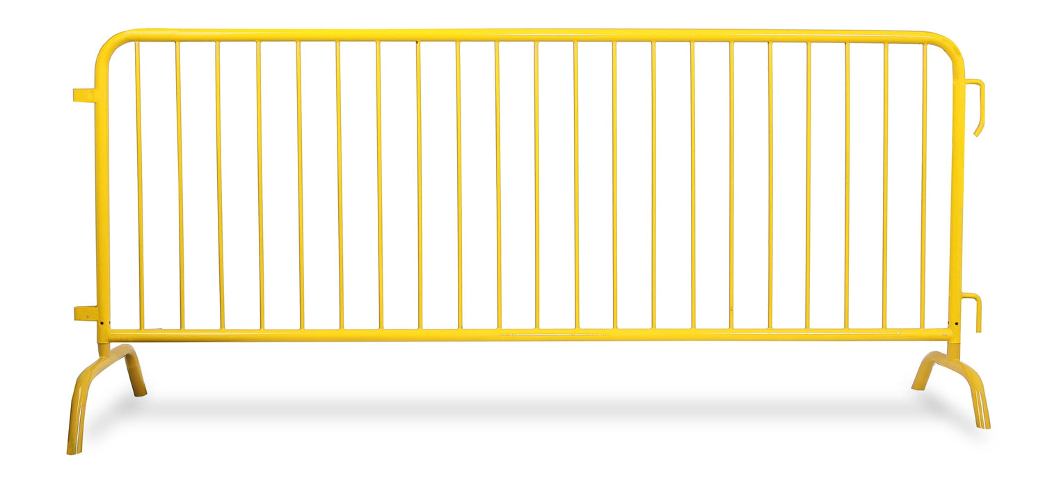 Crowd Control Barricade 8 ft Heavy-Duty, 16 Gauge, 1.5" Frame QUBARR-HD-8