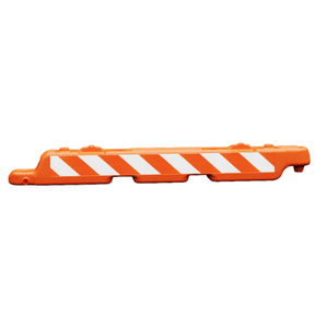 Orange LoPro Barricade with HIP sheeting