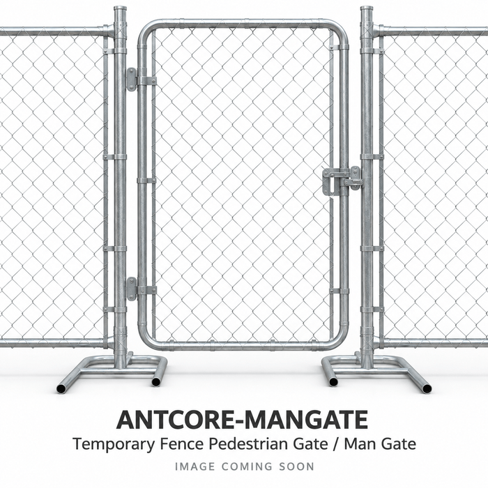 ANTCORE - Temporary Chain Link Fence Pedestrian Gate / Man Gate, 6' or 8' Height