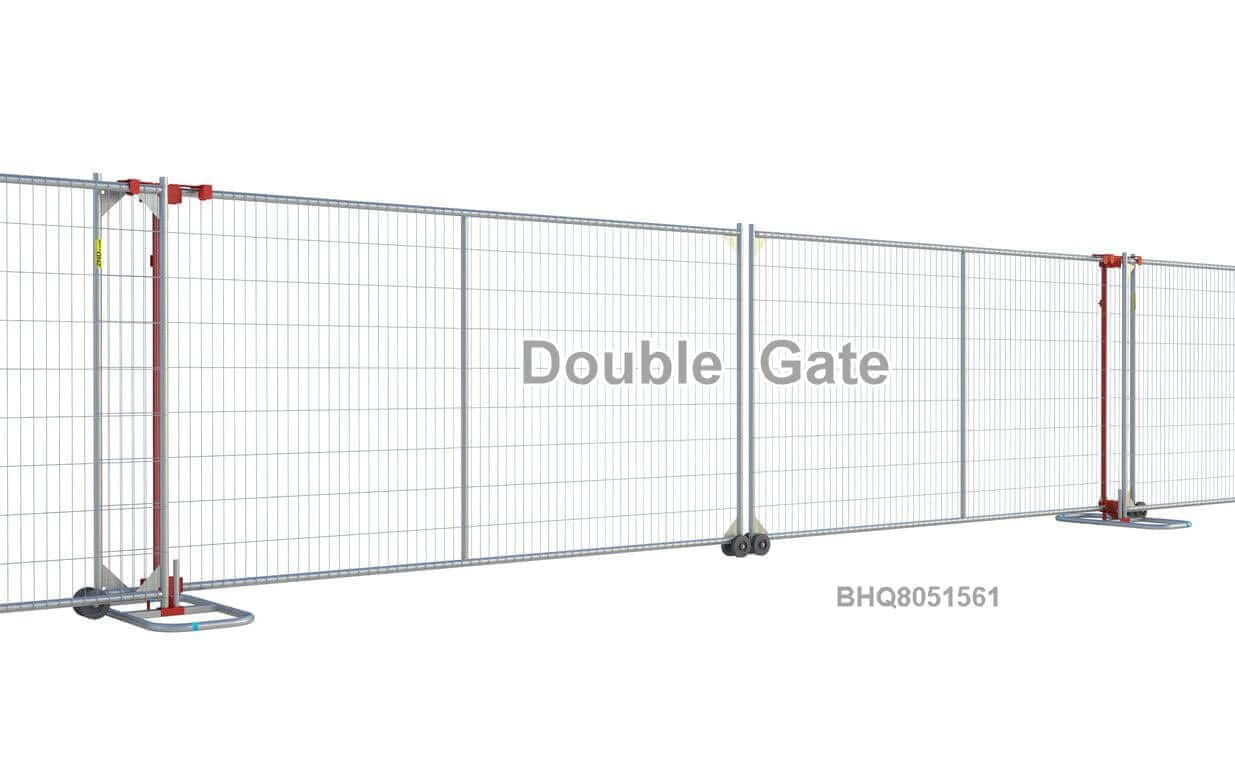 Sliding Vehicle Gate Kit for Temporary Fence