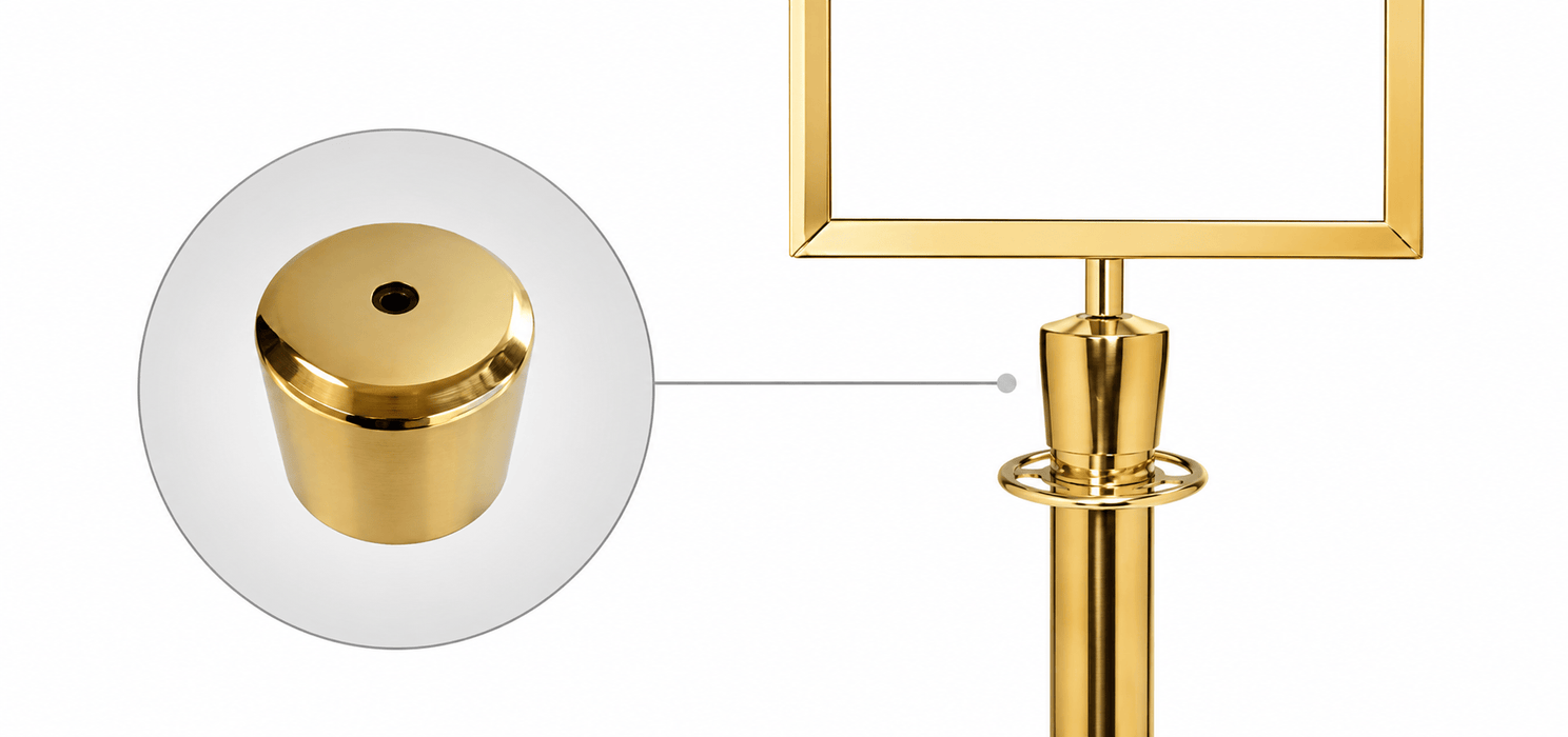 Sign Frame for Classic Rope Stanchions