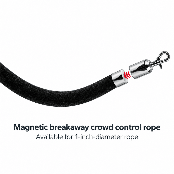 Magnetic Breakaway Safety Release Stanchion Ropes 1 Inch