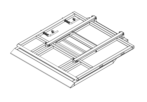 Concert Front-of-Stage Barrier 4' ft STEEL Black Powder Coat - 162 lb CSBST4