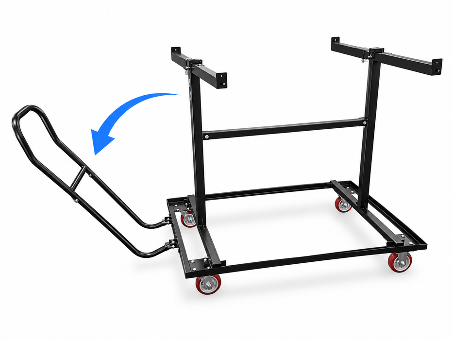 Barricade Pull Cart with Swivel Handle | Capacity 30