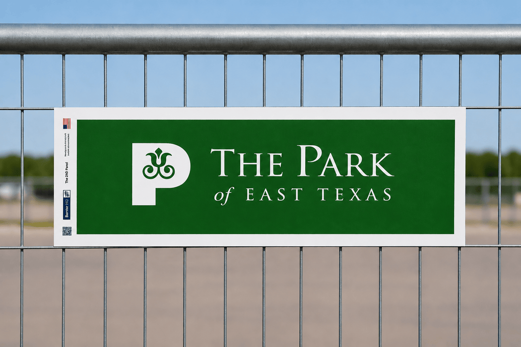 Branded Fence Identification Labels 11" x 4" (Factory-Attached)
