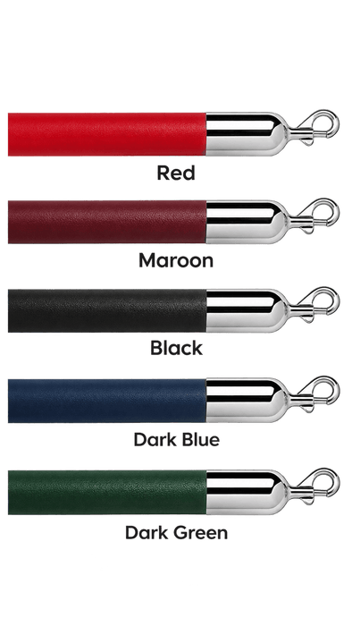 Naugahyde Leather-Look Stanchion Rope, 1.5″ Diameter