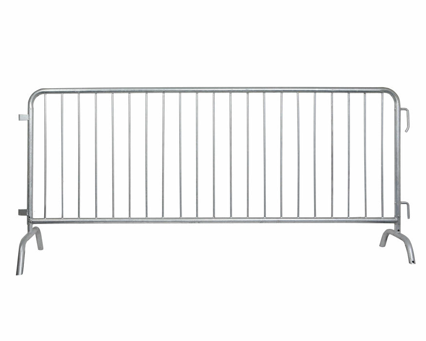 Crowd Control Barricade 8 ft Heavy-Duty, 16 Gauge, 1.5" Frame QUBARR-HD-8