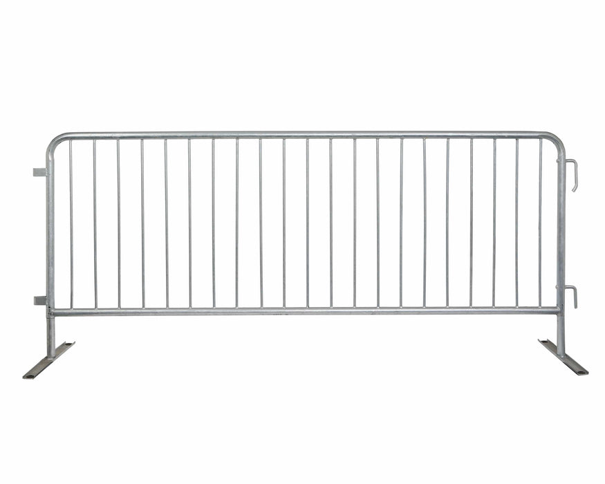 Crowd Control Barricade 8 ft Heavy-Duty, 16 Gauge, 1.5" Frame QUBARR-HD-8