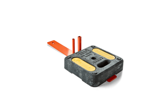 HeavyHold 30 lb Fence Weights – Pallet of 72 for Construction Contractors