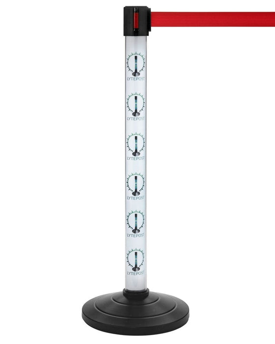 Add safety and visibility with LED posts and 10 ft retractable belts. Designed for modern events.