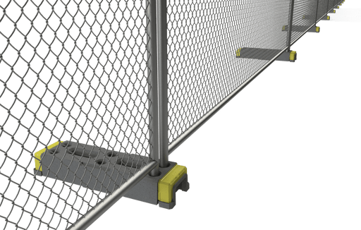 OxBlock HiVis Temporary Fence Stand 40 lb – (Pallet of 48)