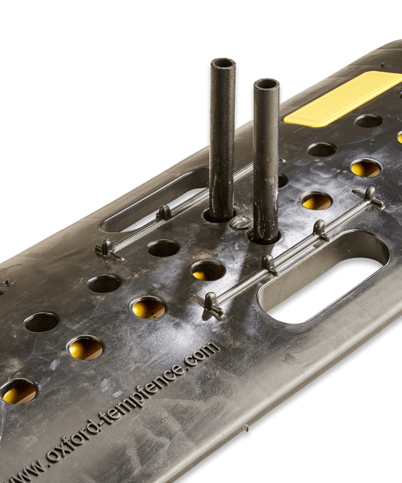 OxStand Temporary Fence Base Stand 7 lb – (Pallet of 150)