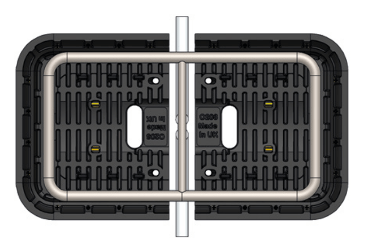 Oxford Bigfoot 30 lb Fence Weight Bases – Bulk Pallet of 72 for Temporary Fencing