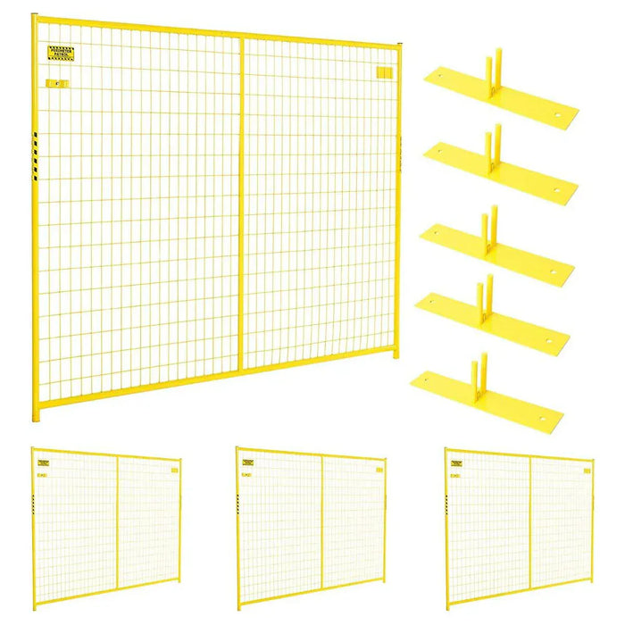 Heavy duty welded wire portable security fence panels by Perimeter Patrol