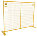 Perimeter Patrol black welded wire fence panel 6 feet tall 7.5 feet wide