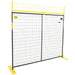 Steel 1-foot no-climb extension panel used to increase fence height on Perimeter Patrol systems.