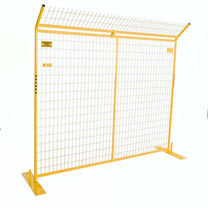 Durable metal no-climb extension panel compatible with Perimeter Patrol fencing.