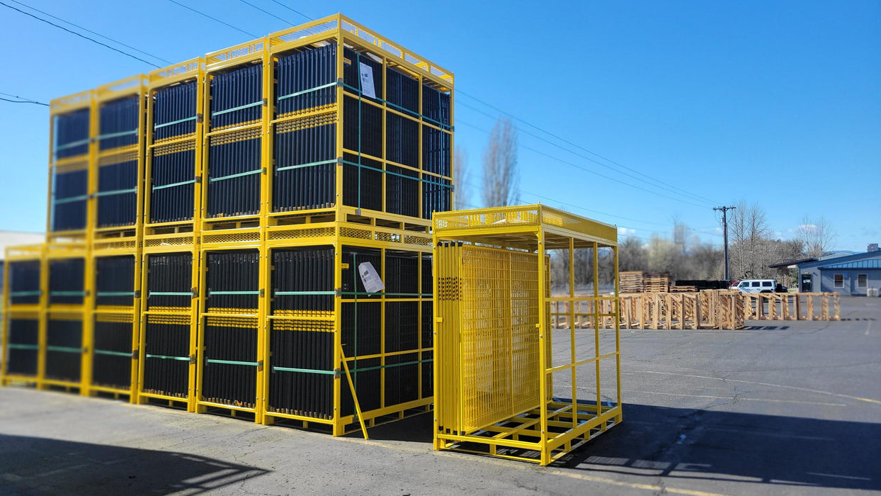RF 12815 empty enclosure for storing and safeguarding fence electronics or hardware.