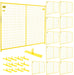 Professional 12-panel yellow fencing kit ideal for marking hazardous or restricted zones.