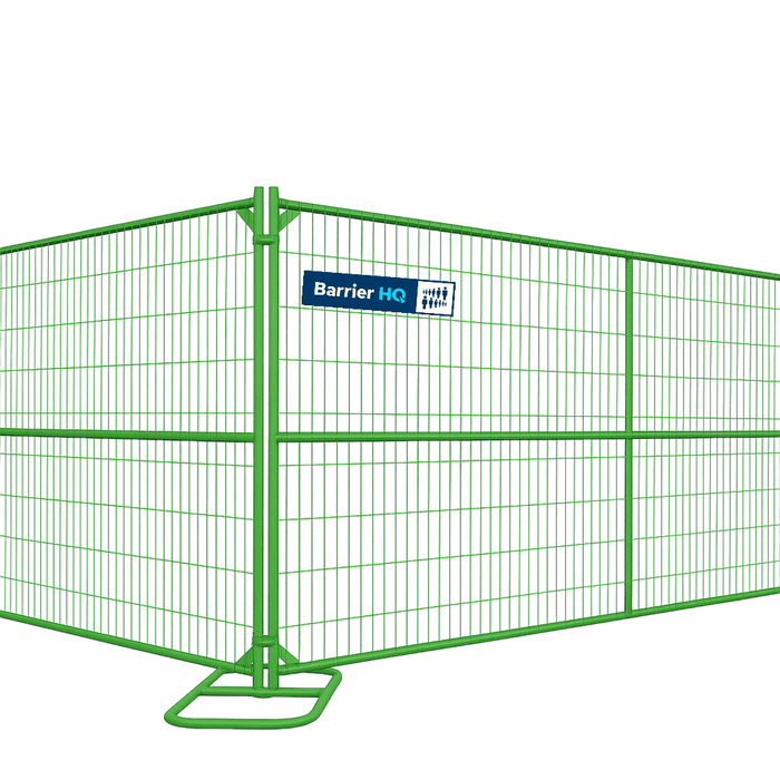 Powder-Coated Temporary Construction Fence, Red, Black, Orange & More