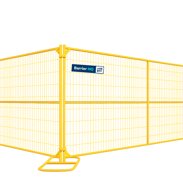 Powder-Coated Temporary Construction Fence, Red, Black, Orange & More