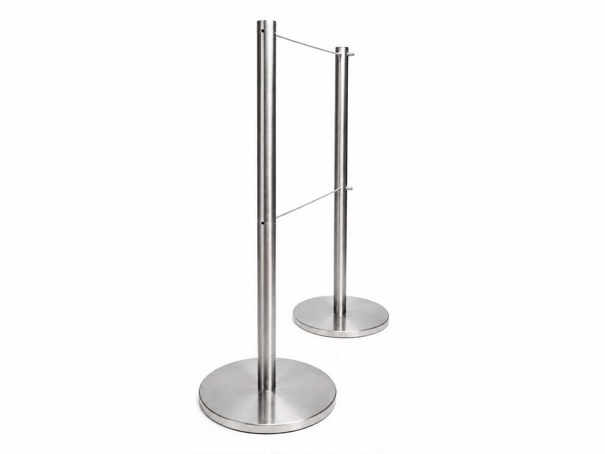 Q Cord Museum Stanchion with Retractable Cord 39 H