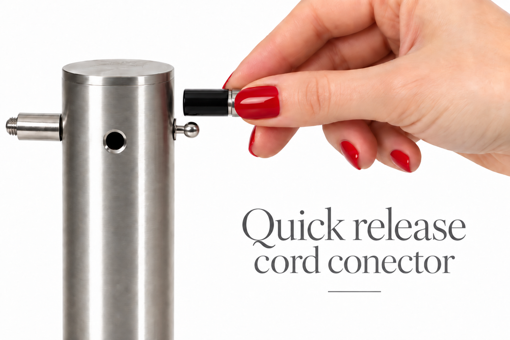 Quick Release Connector for Q-Cord Museum Barrier - Access Control