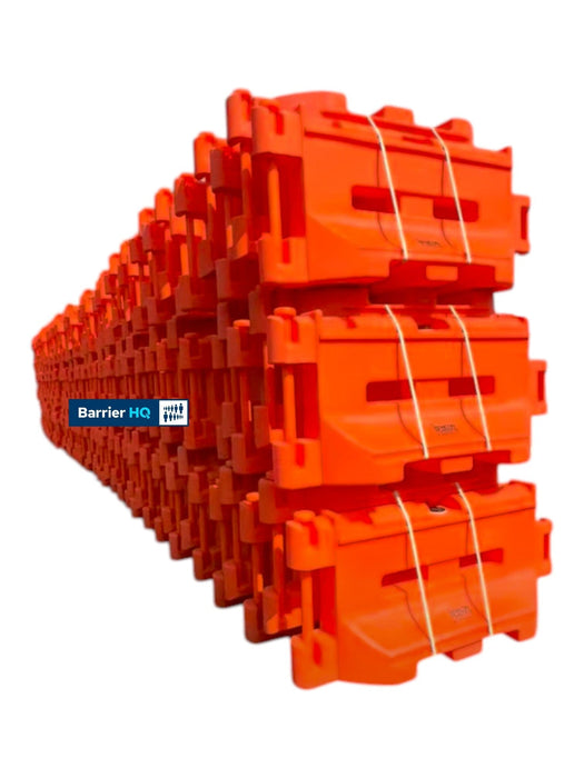 Water-filled "Guardsafe 36" LCD Barriers 36"H x 72"L