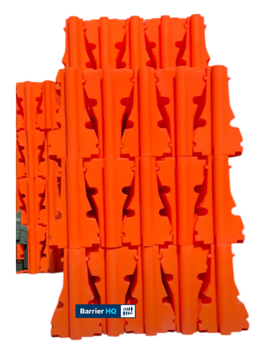 Water-filled "Guardsafe 42" LCD Barriers 42"H x 72"L