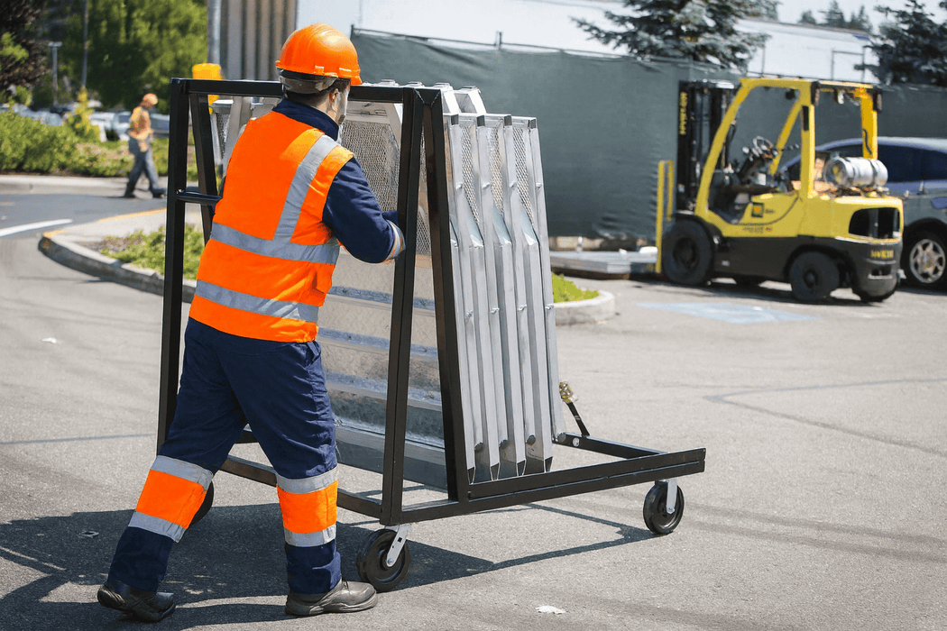 Stage Barrier Transport & Storage Cart 5, 8, 10 Capacity