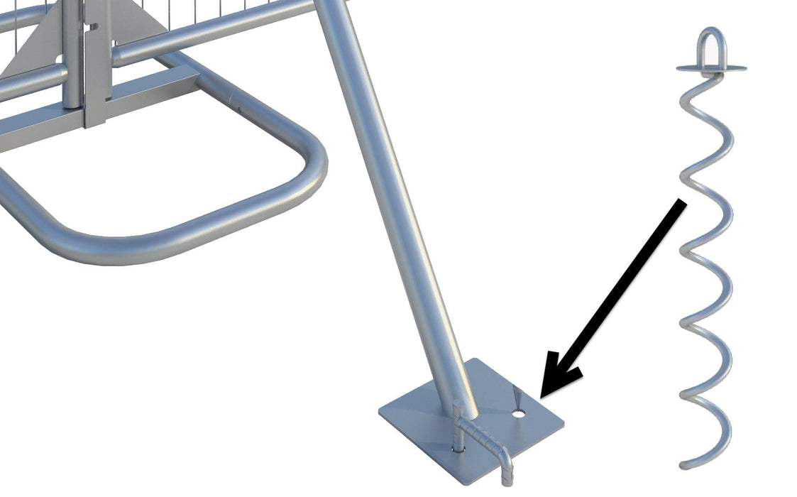 Temporary Fence Wind Brace Earth Anchor 9552250